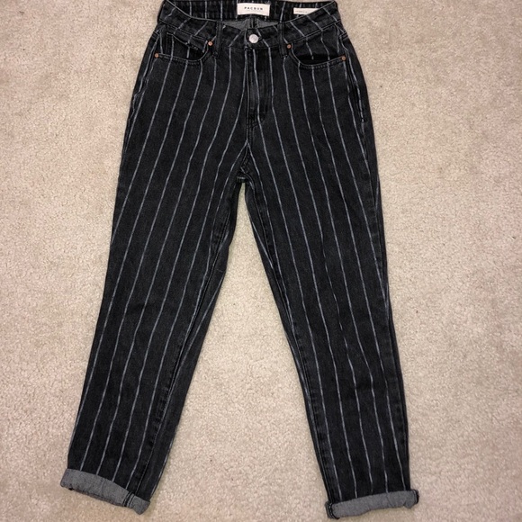 Black striped mom jeans from PacSun - Picture 5 of 5